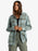 Roxy Let It Go Flannel L/S Shirt-Blue Surf Hallo Plaid