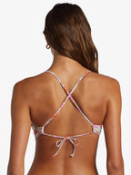 Roxy PT Beach Classics Ba Athl Tri Top-Tiger Lily Autumn Ditsy