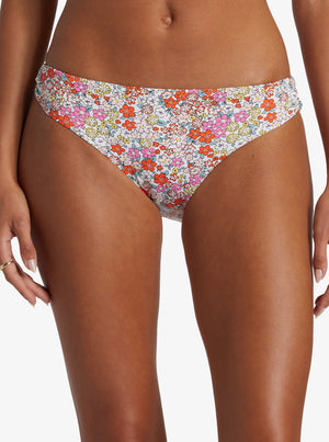 Roxy PT Beach Classics Strap Hipster Bottom-Tiger Lily Autumn Ditsy