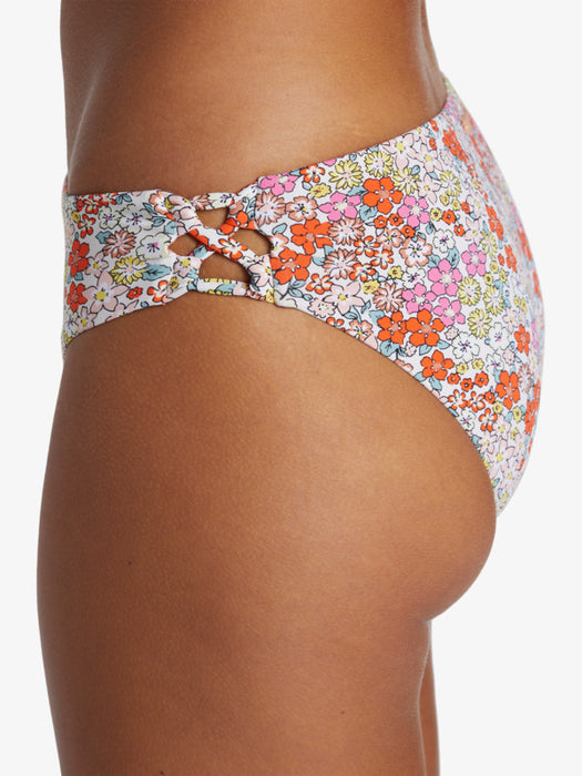 Roxy PT Beach Classics Strap Hipster Bottom-Tiger Lily Autumn Ditsy