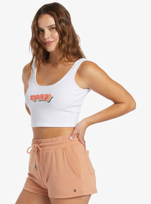 Roxy Retro Roxy Stack Tank-Snow White