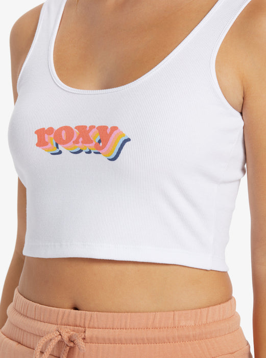 Roxy Retro Roxy Stack Tank-Snow White