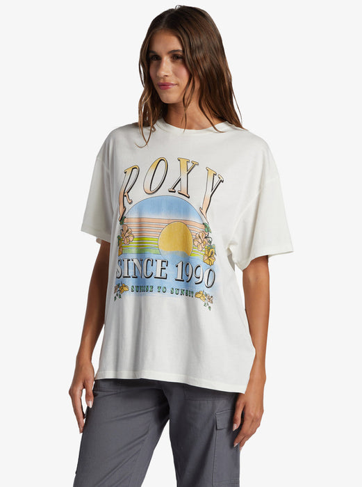 Roxy Surnrise To Sunset Tee-Snow White