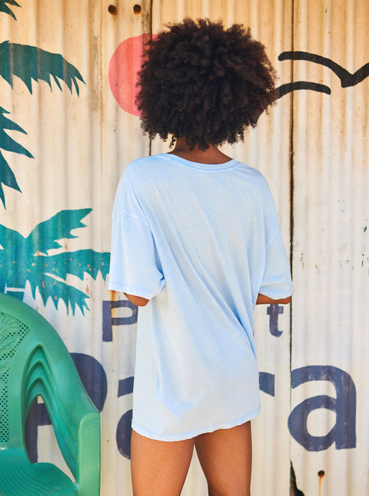 Roxy Star Chart Tee-Bel Air Blue