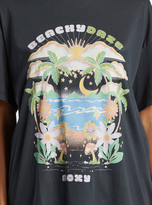 Roxy Beachy Days Tee-Anthracite