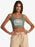 Roxy Rise And Shine Dive In Tank-Agave Green