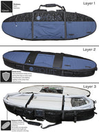 Pro-Lite Armored Coffin (3-4 Boards) Boardbag-Brushed