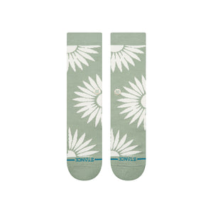 Stance Radial Burst Crew Socks-Seagreen