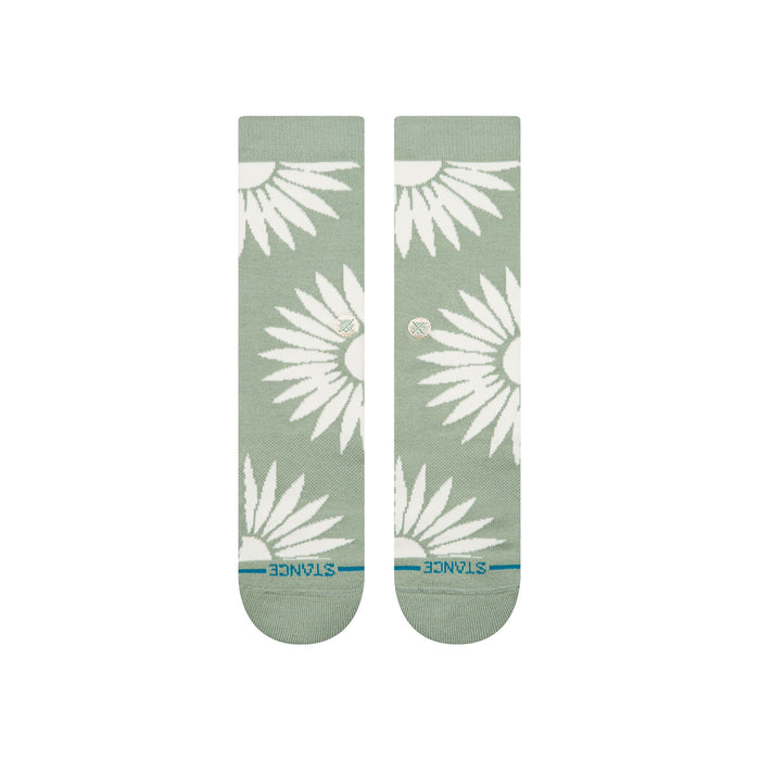 Stance Radial Burst Crew Socks-Seagreen