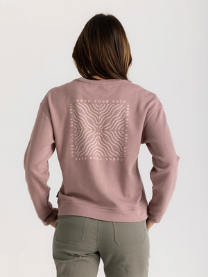 Free Fly Carve Your Path Sweatshirt-Heather Fig