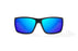 Bajio Bales Beach Sunglasses-Black Matte/Blue Mirror Glass