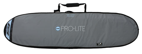 Pro-Lite Rhino Longboard (1-2 Boards) Boardbag-Gray/Light Blue/Black