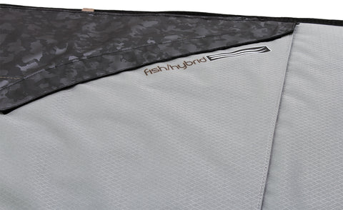 Pro-Lite Rhino Fish/Hybrid/Mid (1-2 Boards) Boardbag-Gray/Tan/Black