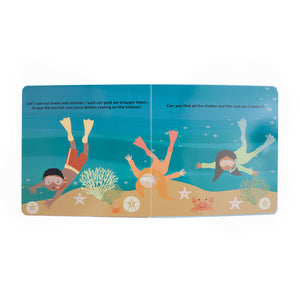 Lucy's Room Beach Day Board Book-Blue/Multi— Alternate View