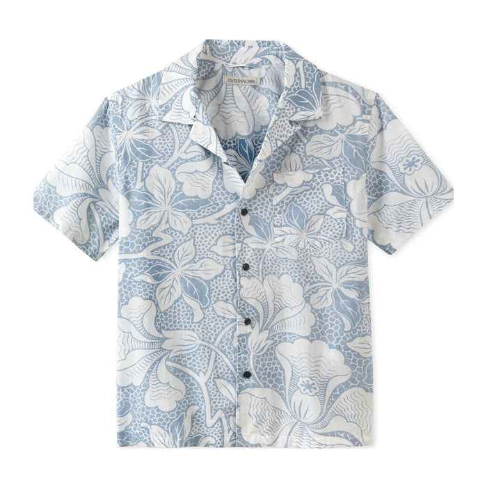 Outerknown BBQ Shirt-Solimar Blue Kelly