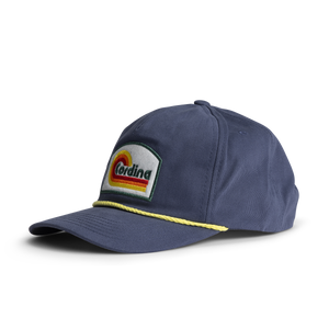 Cordina Retro Wave  Hat-Steel Blue/Yellow