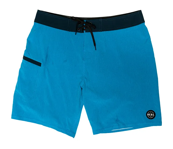 REAL Vaults Boardshorts-Heather Blue