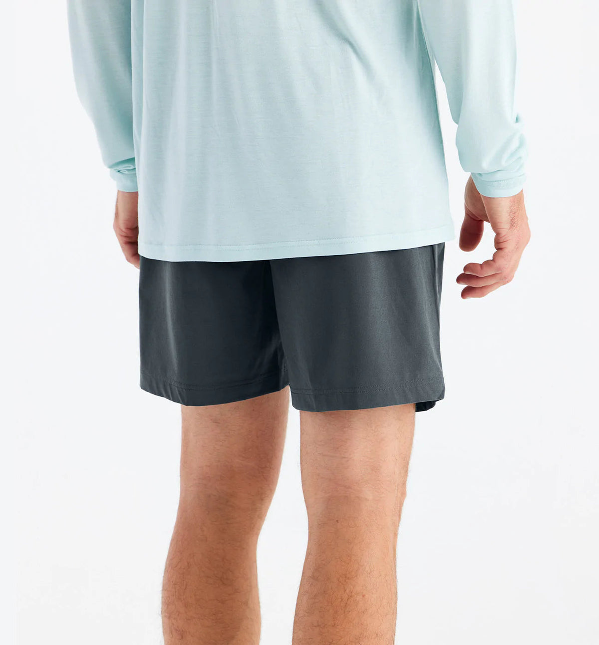 Free Fly Breeze Short 6" Shorts-Storm Cloud