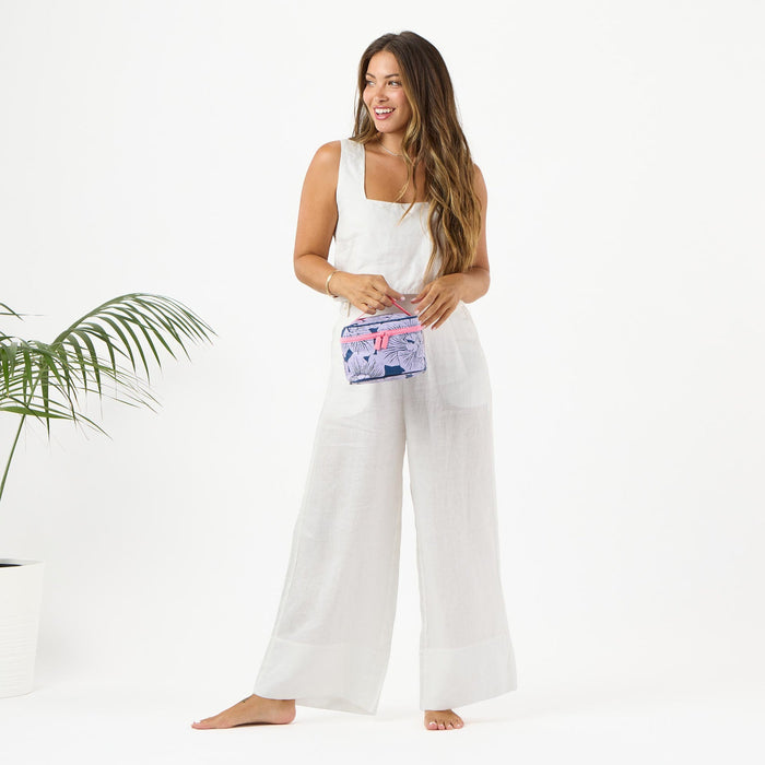Aloha Collection Purau Cabin Crew Kit Bag-Lilac/Navy