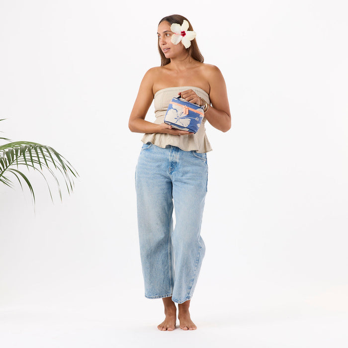 Aloha Collection Salina Tiny Stripe Cabin Crew Kit-Navy