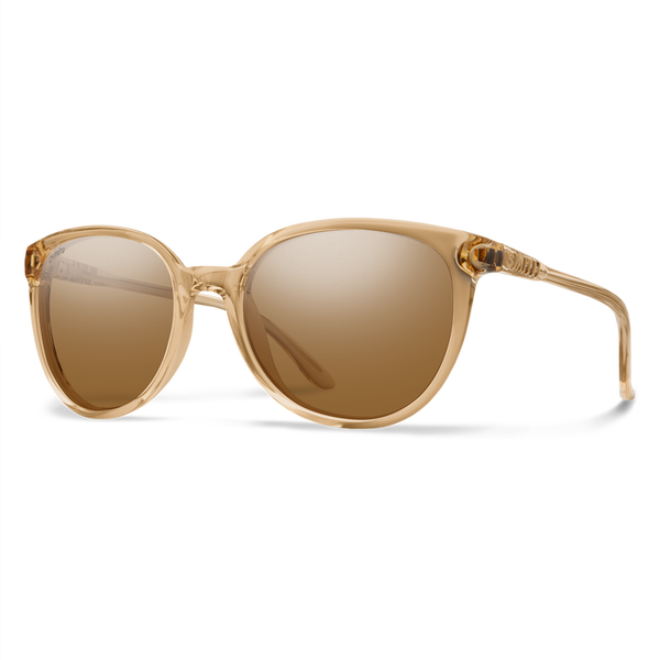 Smith Cheetah Sunglasses-Champagne Crystal/CP Polar Brown — REAL