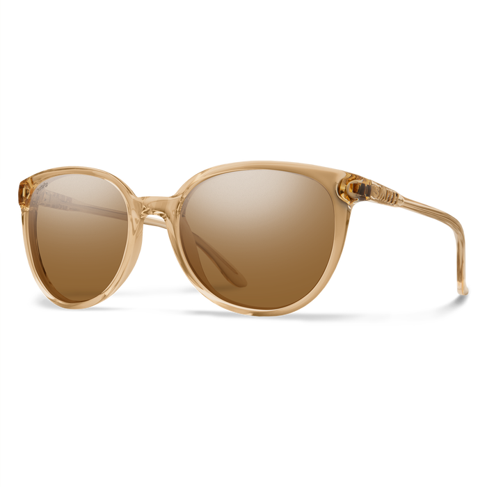 Smith Cheetah Sunglasses-Champagne Crystal/CP Polar Brown