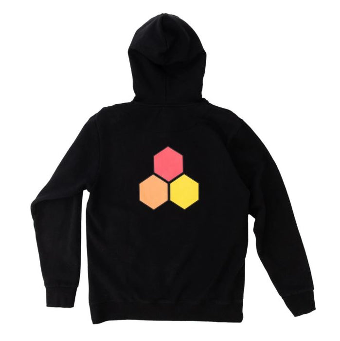 Channel Islands Classic Hex Hooded Sweatshirt-Black