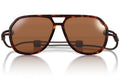 Ombraz Classics Narrow Sunglasses-Tortoise/Brown Polar