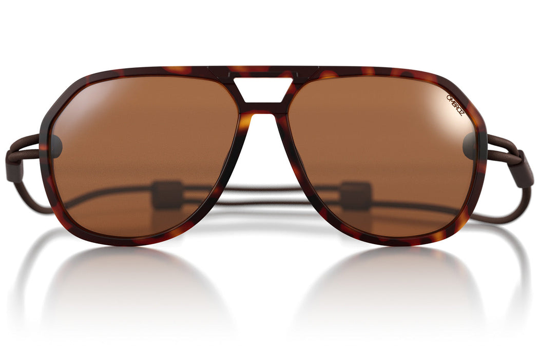 Ombraz Classics Narrow Sunglasses-Tortoise/Brown Polar