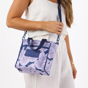 Aloha Collection Purau Crossbody Bag-Lilac/Navy