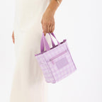 Aloha Collection Palaka Crossbody Bag-Lavander