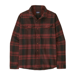 Patagonia Fjord Flannel L/S Shirt-Powder: Rusty Red