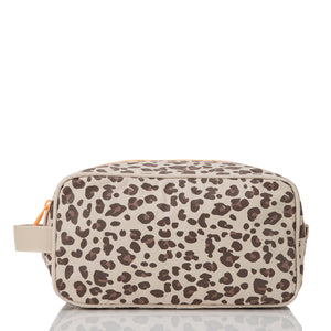 Aloha Collection Leopard Cub Dopp Kit Bag-Coconut— Alternate View