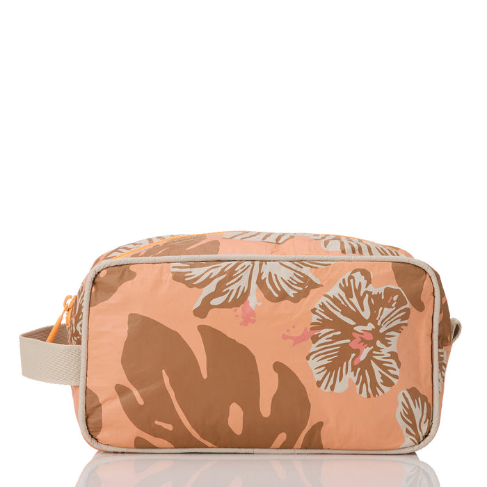 Aloha Collection Papeete Dopp Kit Bag-Toffee/Sandstone