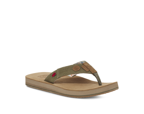 Sanuk Not Fraid ST x Grateful Dead Sandal-Olive — REAL Watersports