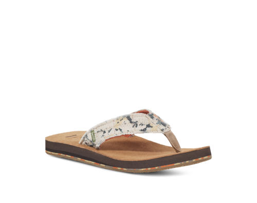 Sanuk Fraid Not ST Donavon Sandal-Paint Splatter