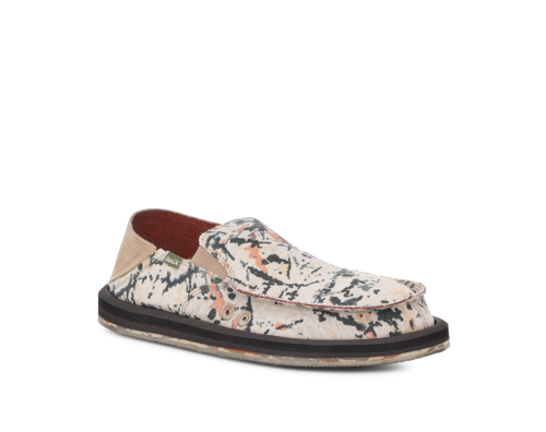 Sanuk Sidewalk Surfer ST Donavon Shoe-Paint Splatter