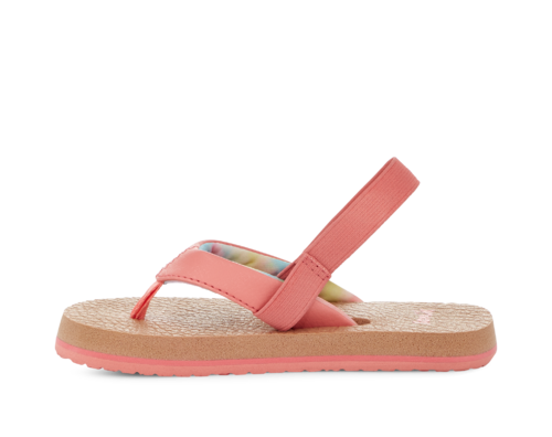 Sanuk Kids Yoga Mat Sandal-Coral