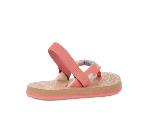 Sanuk Kids Yoga Mat Sandal-Coral