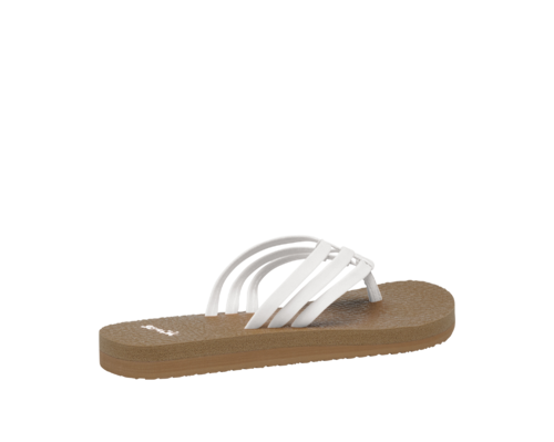 Sanuk Yoga Sandy Sandal-White/Tan