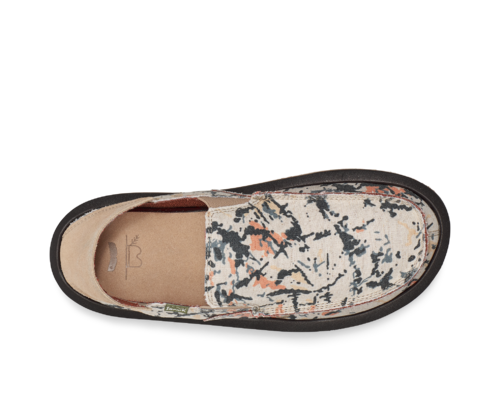 Sanuk Sidewalk Surfer ST Donavon Shoe-Paint Splatter