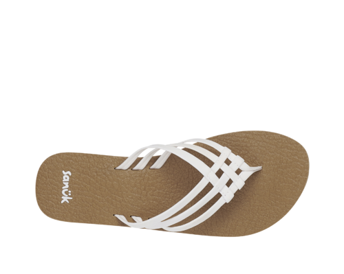 White sanuk hotsell