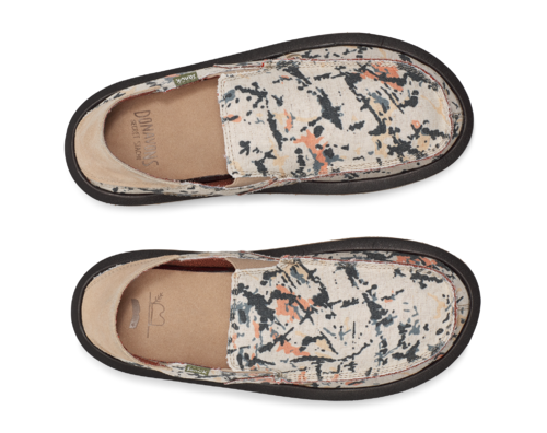 Sanuk Sidewalk Surfer ST Donavon Shoe-Paint Splatter