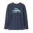 Patagonia K's L/S SW Rashguard-Flying Fish: New Navy
