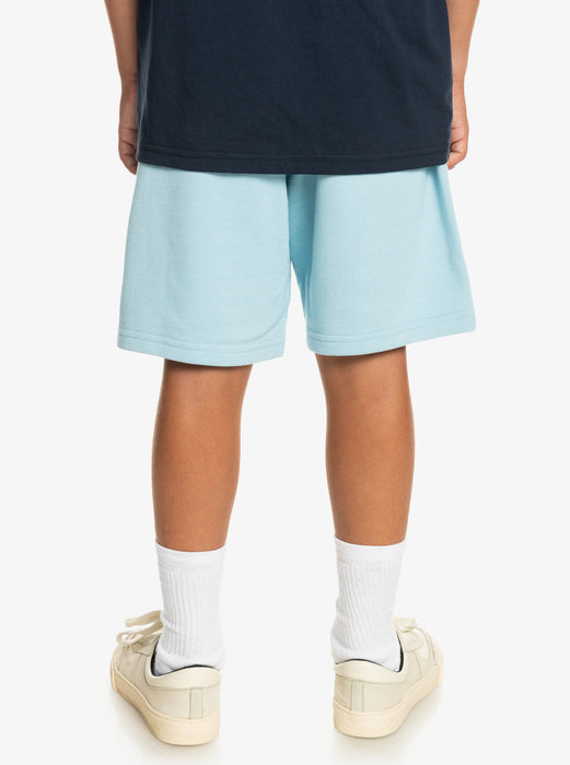 Quiksilver Easy Day Youth Shorts-Sky Blue