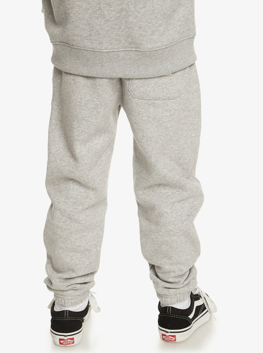 Quiksilver Trackpant Screen Boy Pants-Light Grey Heather