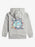 Quiksilver Vintage Rising Lines Zip Boy Sweatshirt-Light Grey Heather