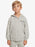 Quiksilver Vintage Rising Lines Zip Boy Sweatshirt-Light Grey Heather
