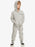 Quiksilver Vintage Rising Lines Zip Boy Sweatshirt-Light Grey Heather