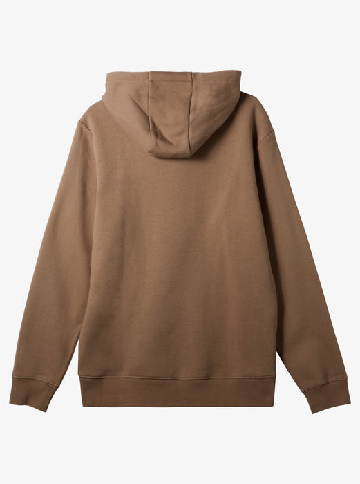 Quiksilver Big Logo Hooded Sweatshirt-Fossil